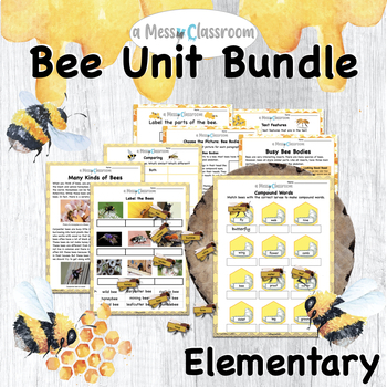 Preview of Second Grade Bee Unit Bundle