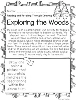 second grade camping themed worksheets 100 standards aligned printables