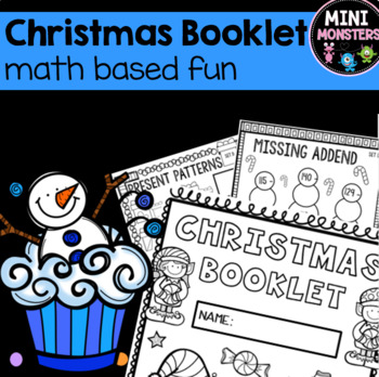 Preview of Second Grade Christmas Math Booklet
