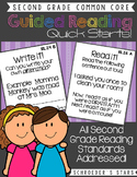 Second Grade Common Core Guided Reading: Quick Starts!
