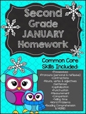 Second Grade Common Core Homework - January