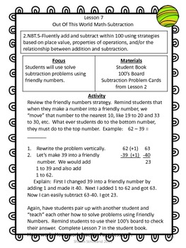 Second Grade Common Core Math-2.NBT.5-Subtraction Strategies | TpT