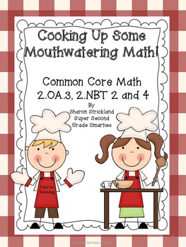 Preview of Second Grade Common Core Math OA 3 & NBT 2 & 4-Numbers to 1000,Odd/Even, Skip Ct