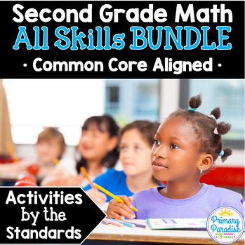 Preview of Second Grade Math Skills BUNDLE: Activities by the Standards ALL 2nd Gr Skills