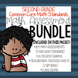 Second Grade Common Core Math Assessment BUNDLE!
