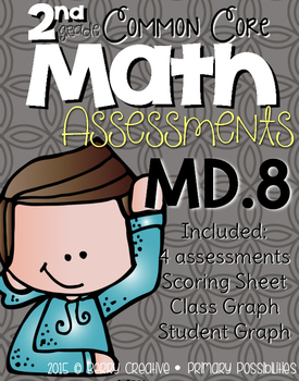 Preview of Second Grade Common Core Math Assessment ~ Standard 2.MD.8