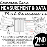 Second Grade Common Core Math Assessments Measurment & Dat