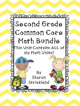 Preview of Second Grade Common Core Math-Bundle- One Year of Math!