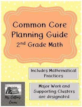 Preview of Second Grade Common Core Math Planning Guide