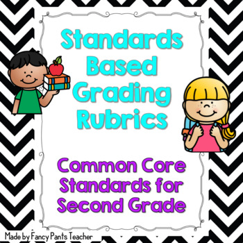 Preview of Second Grade Common Core Rubrics ELA and Math Standards