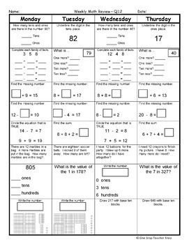How to fill weekly math review q2 1 answer key word template.