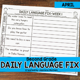 Second Grade Daily Language Fix for April