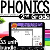 2nd Grade Phonics Digital Units and Curriculum MEGA BUNDLE