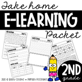 Second Grade E-Learning Packet (Distance Learning)