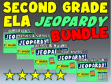 Second Grade ELA JEOPARDY BUNDLE- Context Clues, Prefixes/