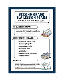 Preview of Second Grade ELA Lesson Plans - Connecticut Common Core