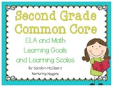 Second Grade ELA and Math Learning Goals and Learning Scales