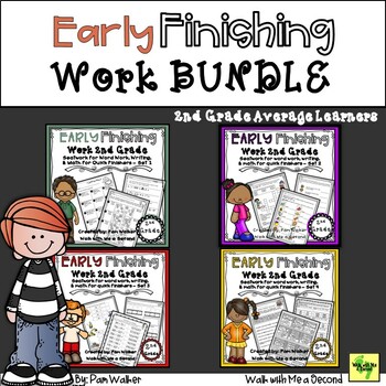 Preview of Second Grade Early Finisher Work BUNDLE