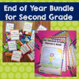 Second Grade End of Year Activites | 2nd Grade Memory Book