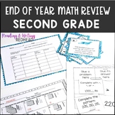 Second Grade End of Year Mega Math Review Printables and More