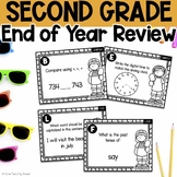 2nd Grade End of Year Review Activity - Reading & Math Rev