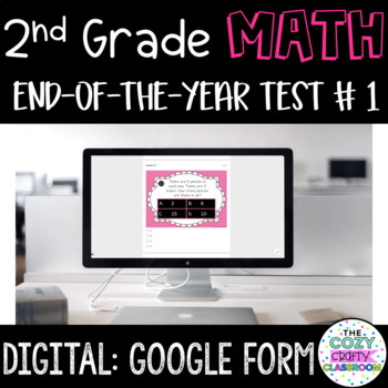 Preview of Second Grade End of Year Test 1 (DIGITAL)