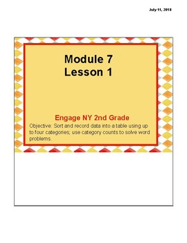 Preview of Second Grade Engage NY Math Module 7 NOTEBOOK (SMARTboard) File