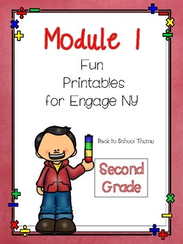 Preview of Engage NY, DIGITAL and Paper Printables and Weekly Tests, Module 1, 2nd Grade