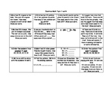 Second Grade Envisions Math Calendar for Topics 7 and 8