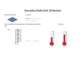 Second Grade Everyday Math Unit 10 Review