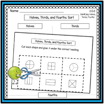 Fractions - 2nd Grade by Frogs Fairies and Lesson Plans | TpT
