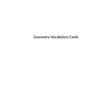 Second Grade Geometry Scoot and Vocabulary