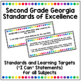 Second Grade Georgia Standards of Excellence Learning Targets