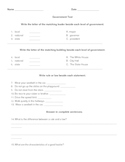 Second Grade Government Test