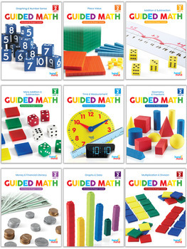 Preview of Second Grade Guided Math Bundle