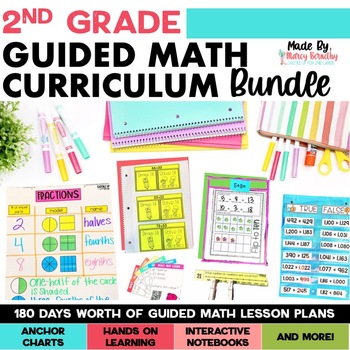 Preview of 2nd Grade Guided Math Lessons: Includes Addition and Subtraction with Regrouping