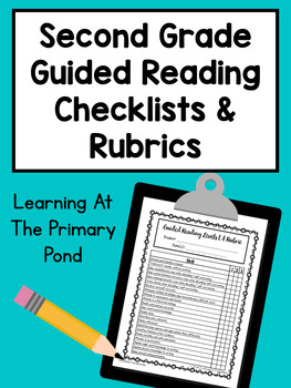 Preview of Second Grade Guided Reading Checklists and Rubrics