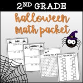 Second Grade Halloween Math Packet