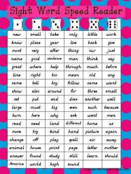 Second Grade High Frequency Words Activities by Amy Padgett Creations