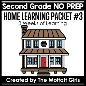 Preview of Second Grade Home Learning Packet #3 NO PREP Distance Learning