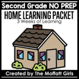 Second Grade Home Learning Packet NO PREP Distance Learning