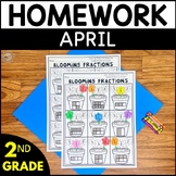 Second Grade Homework - April | Distance Learning