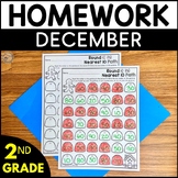 Second Grade Homework - December