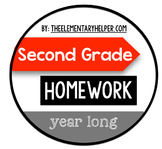 Second Grade Homework {Year-Long Daily Assignments}