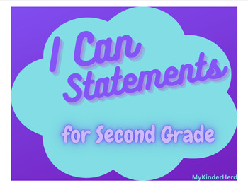 Preview of Second Grade I CAN Statements--ALL SUBJECTS