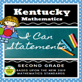 Mathematics Second Grade "I Can" Statements for KY NEW Mat