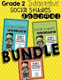 Second Grade Interactive Social Studies Journal - Bundle {