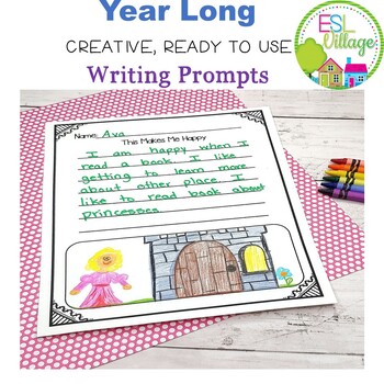 Preview of Writing Prompts Second Grade