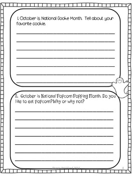 Second Grade Journal Writing Bundle for the Entire Year! by Sharon