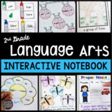 Second Grade Interactive Notebook Language Arts | 2nd Grade ELA Notebook